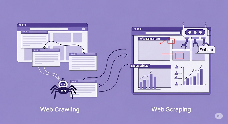 Web Crawling vs Web Scraping