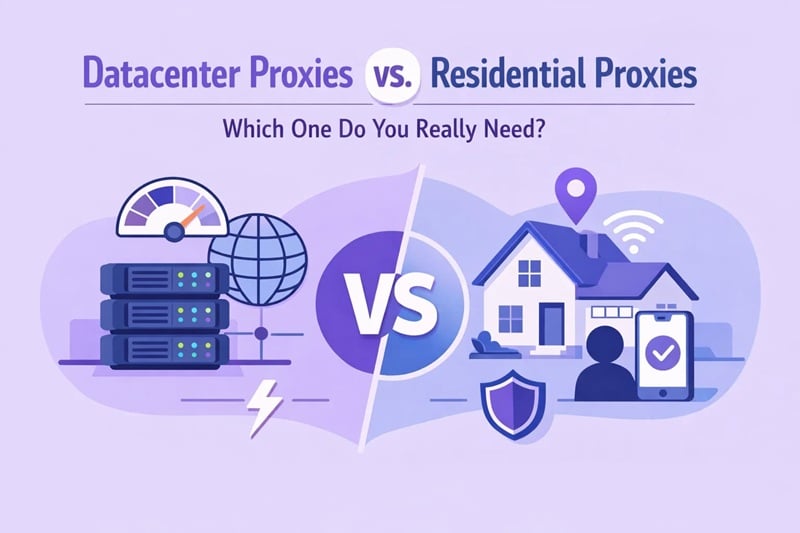 datacenter proxies vs residential proxies