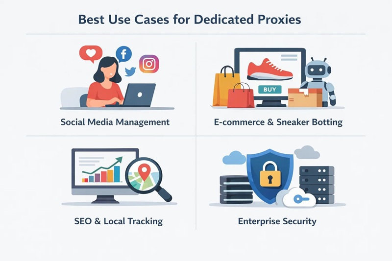 best use cases for dedicated proxies