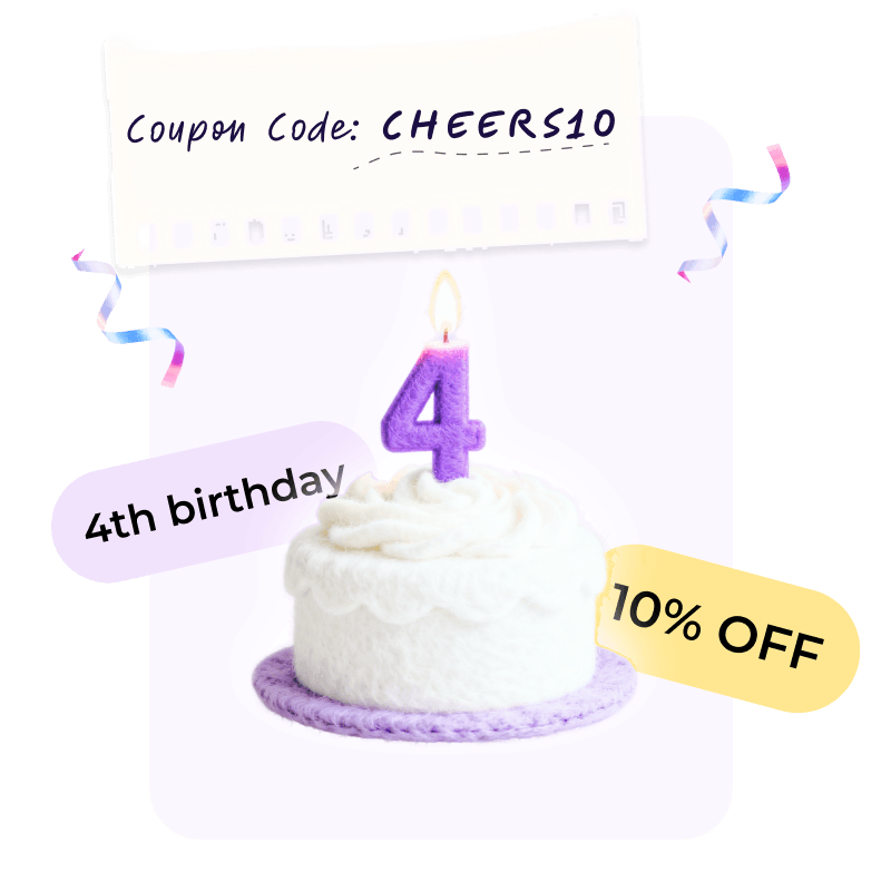 It's our 4th Birthday!