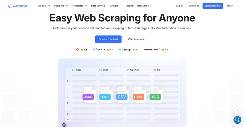 octoparse website