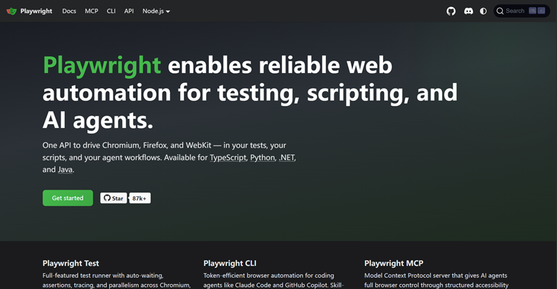 playwright website