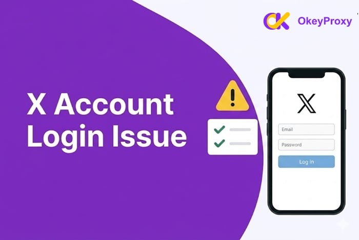 x account login issue