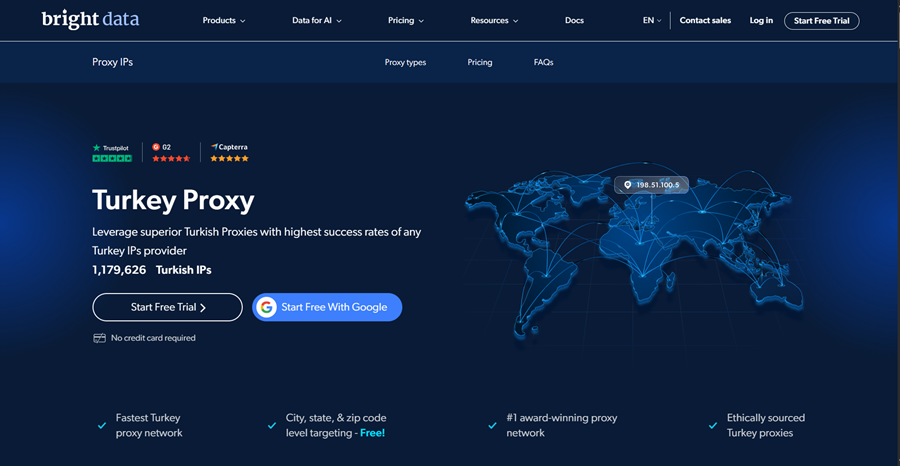 Turkey Proxy Bright Data