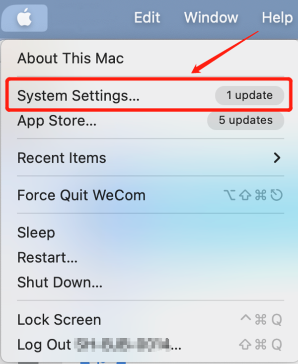 Mac System Settings