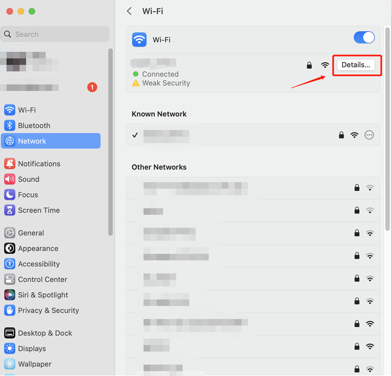 Mac WiFi Details
