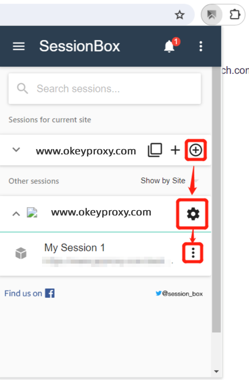 SessionBox 配置您的会话