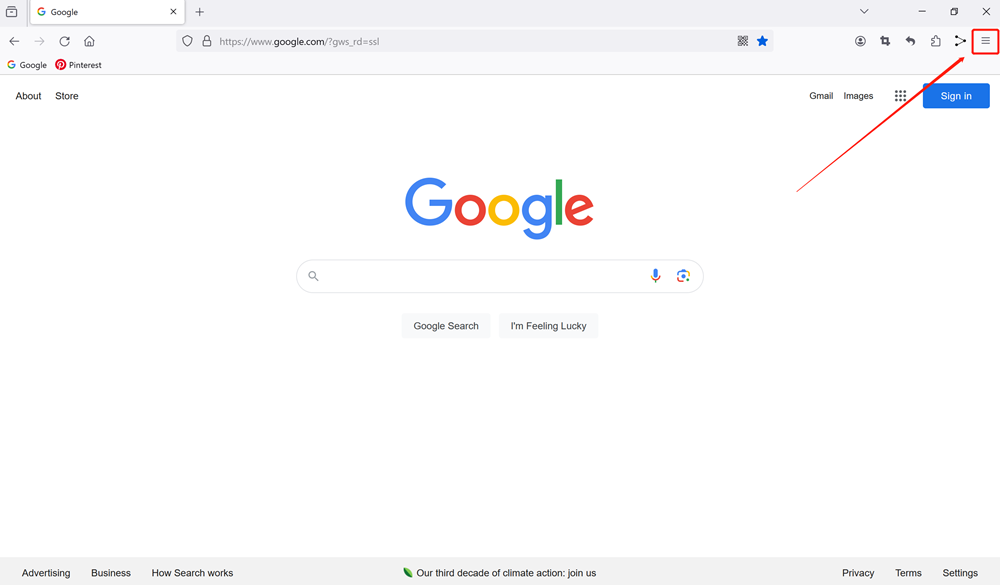 Firefox 菜单按钮