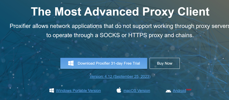 获取您的 Proxifier 客户端