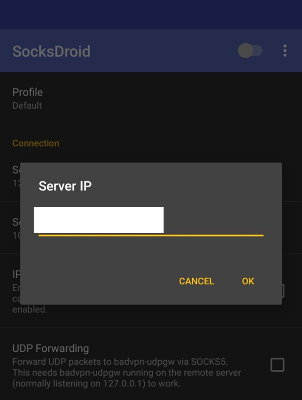 SocksDroid配置