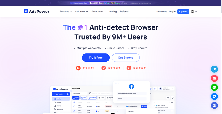 AdsPower Website